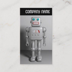 V Header - Robot Business Card