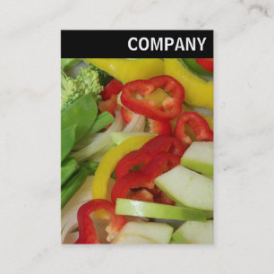V Header - Stir-fry Vegetables 02 Business Card