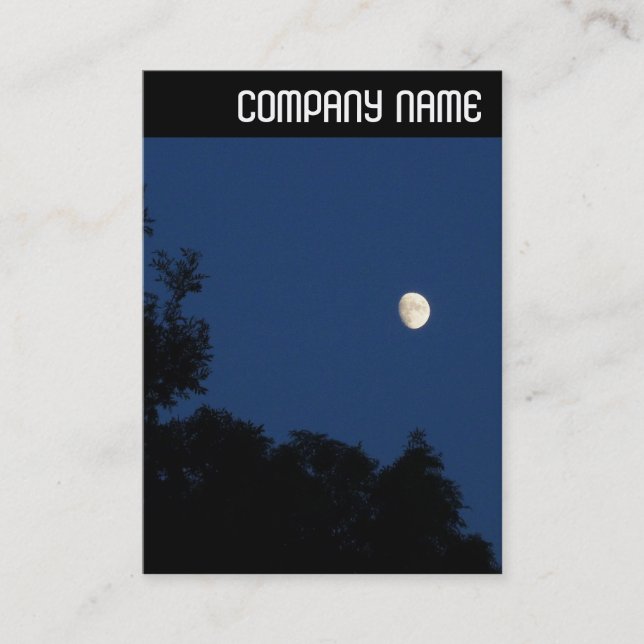 V Header - Summer Night Business Card (Front)