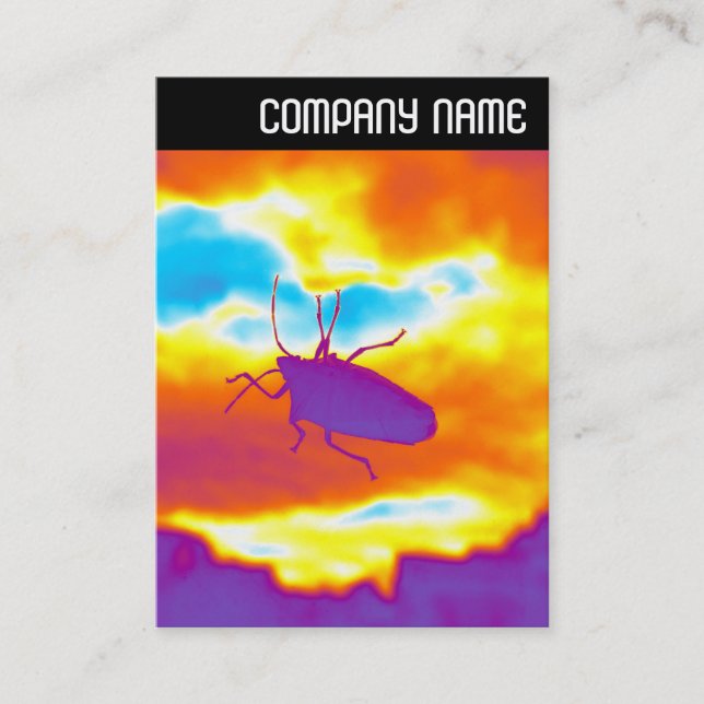 V Header - The Psychedelic Bug Business Card (Front)