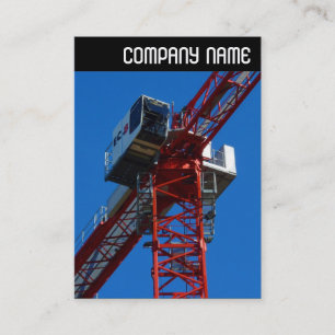 V Header - Tower Crane Business Card