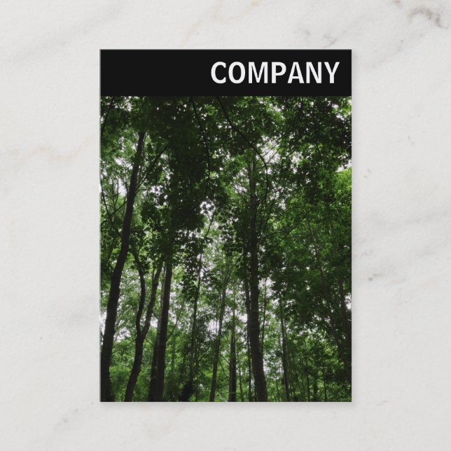 V Header - Woodland Canopy 02 Business Card (Front)
