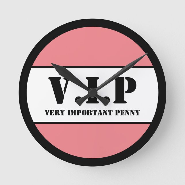 V.I.P ROUND CLOCK (Front)
