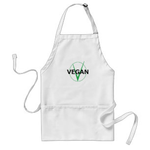 v is for vegan Apron for cooks