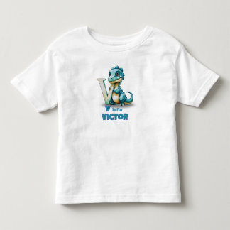 V is for Velociraptor – Toddler T-Shirt