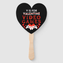 V Is For Video Games Funny Valentines Day Gamer