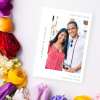 V MOD 2 Simple Photo Save the Date