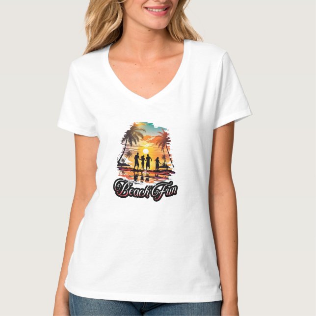 V-Neck T-Shirt (Front)