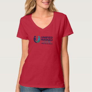 V-Neck with Unified Nassau Florida logo T-Shirt