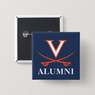 V Saber Alumni 15 Cm Square Badge