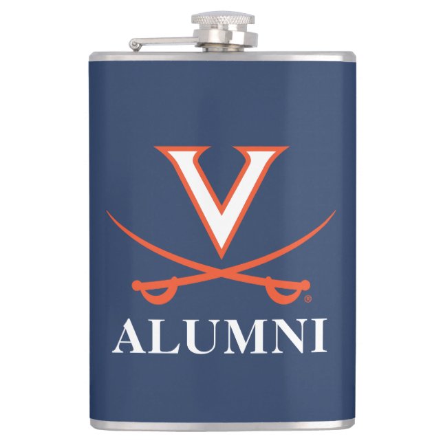 V Sabre Alumni Hip Flask (Front)