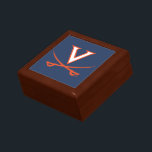 V Sabre Gift Box<br><div class="desc">Check out these Virginia Cavaliers designs! Show off your Virginia Cavaliers pride with these new University products. These make the perfect gifts for the Virginia student,  alumni,  family,  friend or fan in your life. All of these Zazzle products are customizable with your name,  class year,  or club. Go Wahoos!</div>
