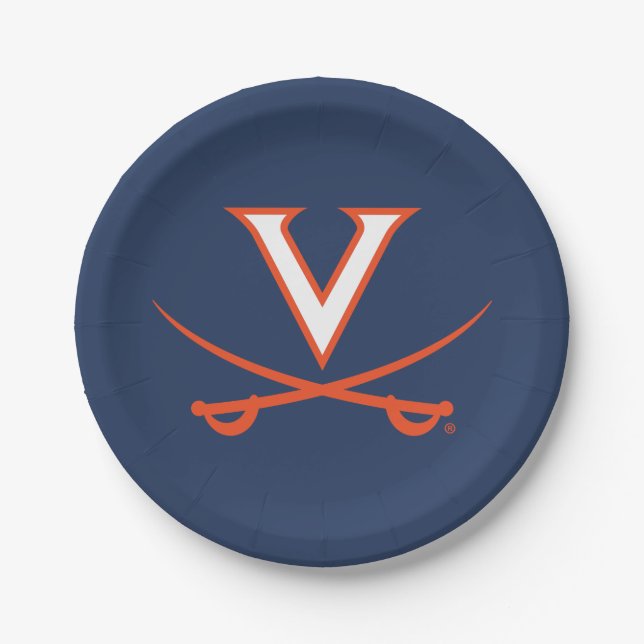 V Sabre Paper Plate (Front)