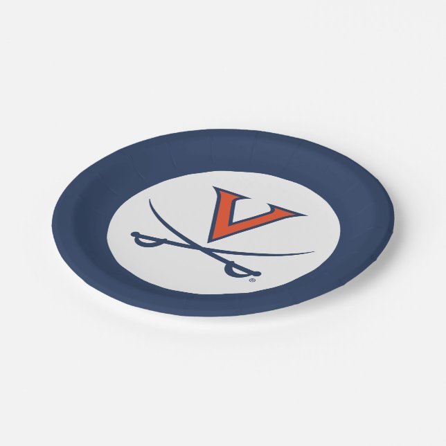 V Sabre Paper Plate (Angled)