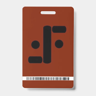 V security badge ID badge