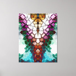 V-Stack Pyramid Canvas Print