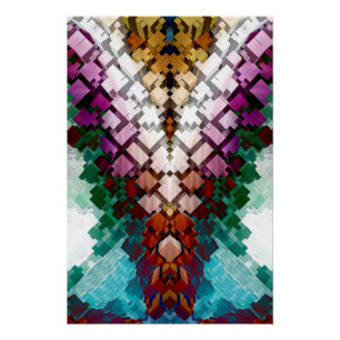 V-Stack Pyramid Poster