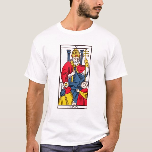 V The Pope, Tarot card T-Shirt (Front)