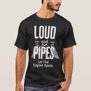 V-Twin Loud Pipes T-Shirt