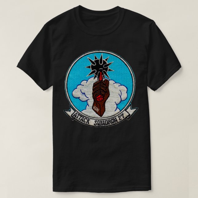 VA27 ATTACK SQUADRON STORE T-Shirt (Design Front)