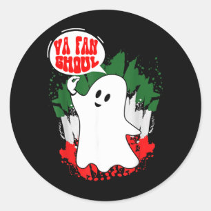 Va Fan Ghoul For Men Women Italian Funny Halloween Classic Round Sticker
