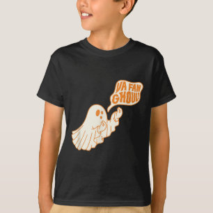 Va Fan Ghoul Halloween Ghost Design T-Shirt
