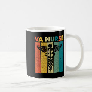 Va Nurse Retro Vintage Valentine For Nurse Va Nurs Coffee Mug