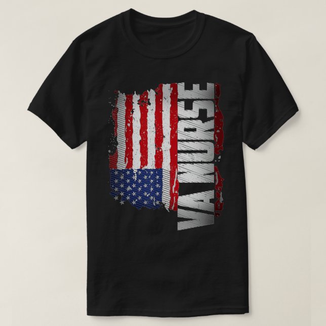 VA Nurse Veterans Affairs Nurse  T-Shirt (Design Front)