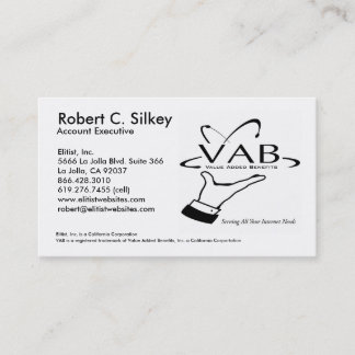 VAB - Account Executive Business Card