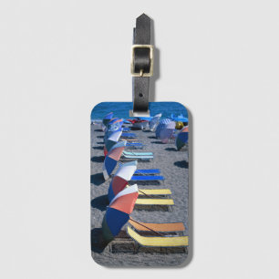 Vacant Chairs On Beach Luggage Tag