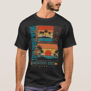 Vacation 2022 Sea San Sun Beach Trip Camping Trave T-Shirt