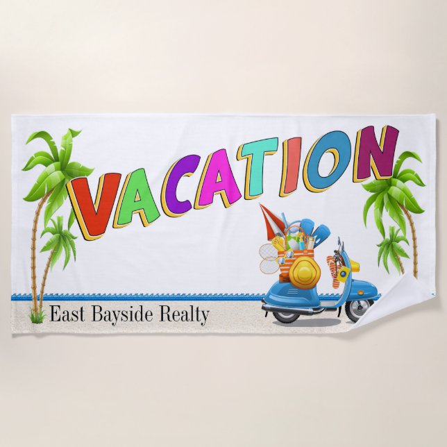 Vacation Beach Towel - Click for Full View (Front)