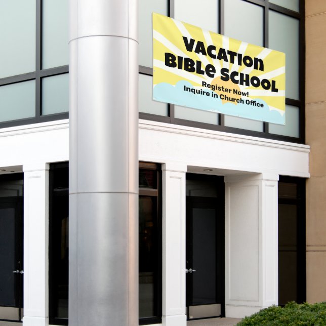 Vacation Bible School Banner (Outside Building)