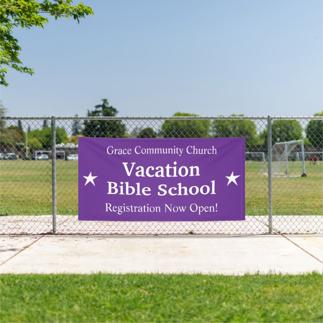 Vacation Bible School Custom Banner (Insitu)