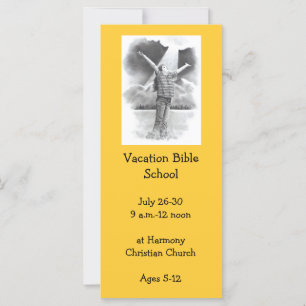 VACATION BIBLE SCHOOL INVITATION CARDS