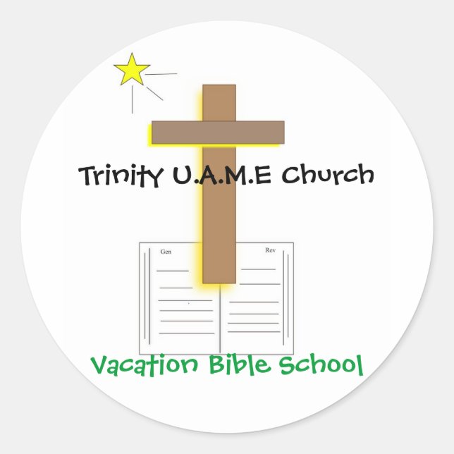 Vacation Bible School Sticker (Front)