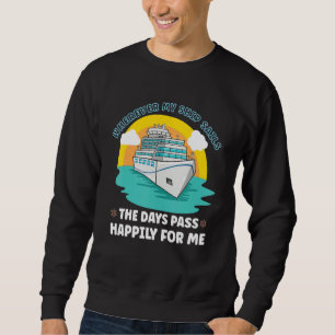 Vacation Boating Boat Captain Cruise Ship Cruising Sweatshirt