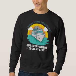 Vacation Boating Boat Captain Cruise Ship Cruising Sweatshirt