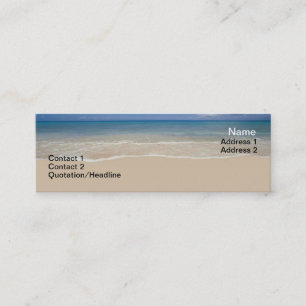 Vacation Business Card