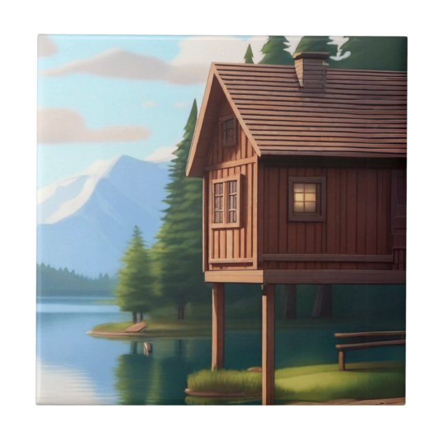 Vacation Cabin on the Lake Tile (Front)