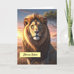 Vacation Card African Safari