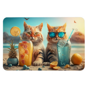 Vacation Cats Magnet
