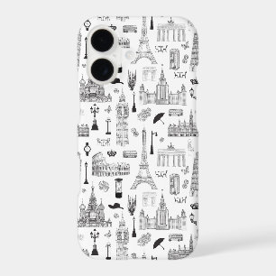 Vacation In Europe Pattern