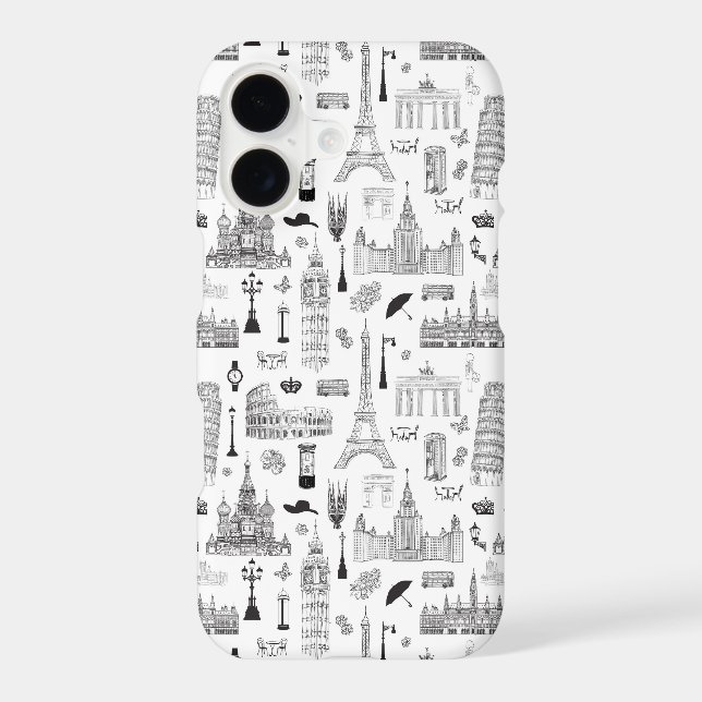 Vacation In Europe Pattern (Back)