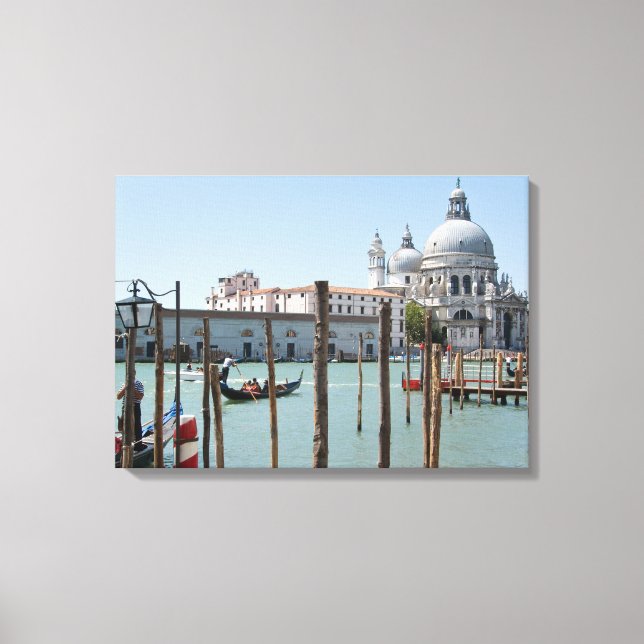 Vacation in Venice landscape canvas Print (Front)