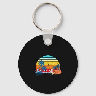 Vacation Is What We Call Nationals Travel Retro Key Ring