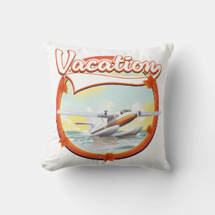 Vacation logo cushion
