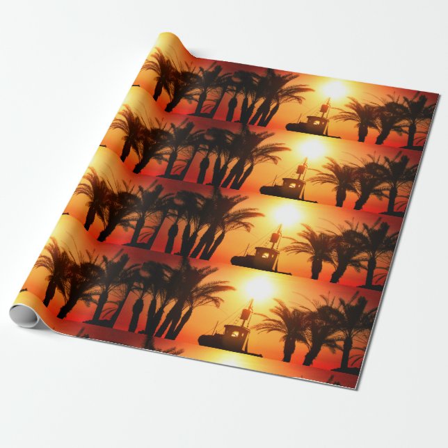 Vacation Matte Wrapping Paper, Paper (Unrolled)