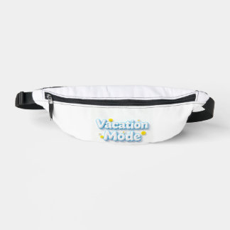 Vacation Mode 3D Puffy Typography Fanny Pack
