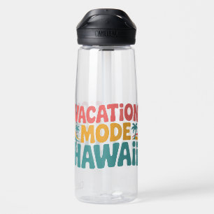 Vacation Mode Hawaii Tropical Paradise Summer Vibe Water Bottle